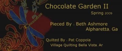 Chocolate Garden II (label)